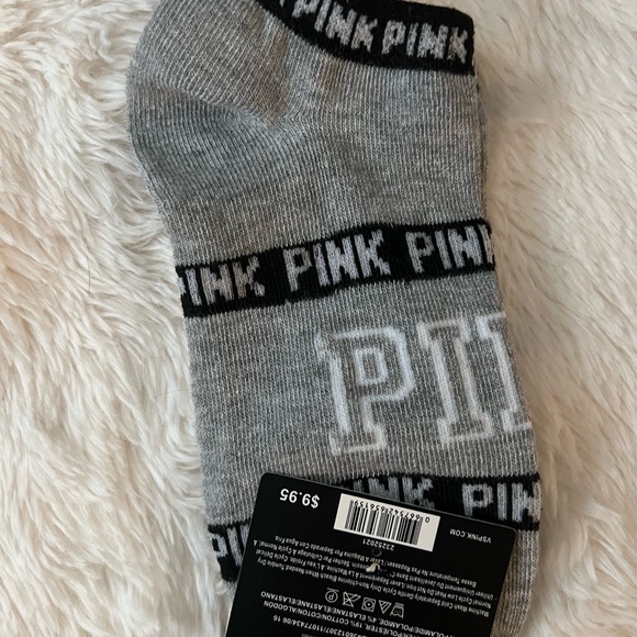 Victoria Secret Pink Crew (Ankle) Socks - Picture 2 of 2
